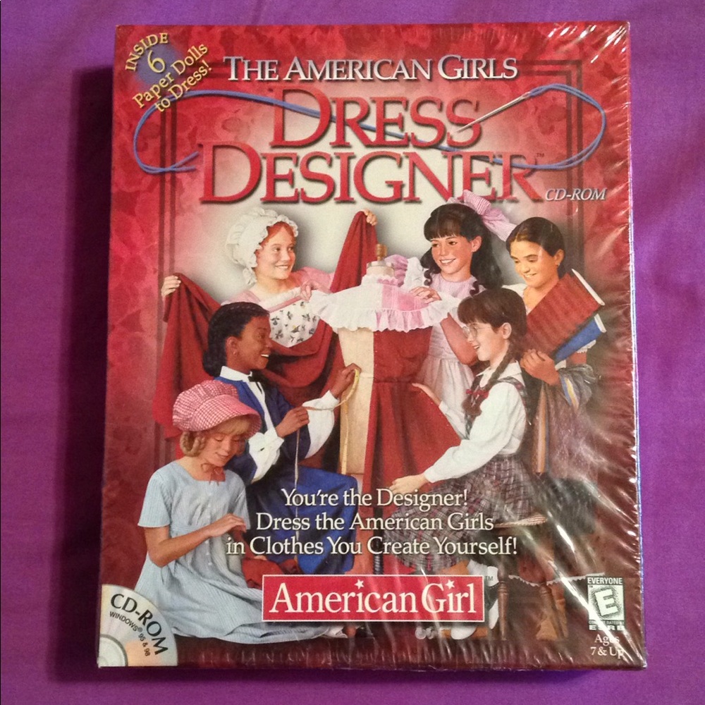 Authentic 1999 "The American Girls Dress Designer"